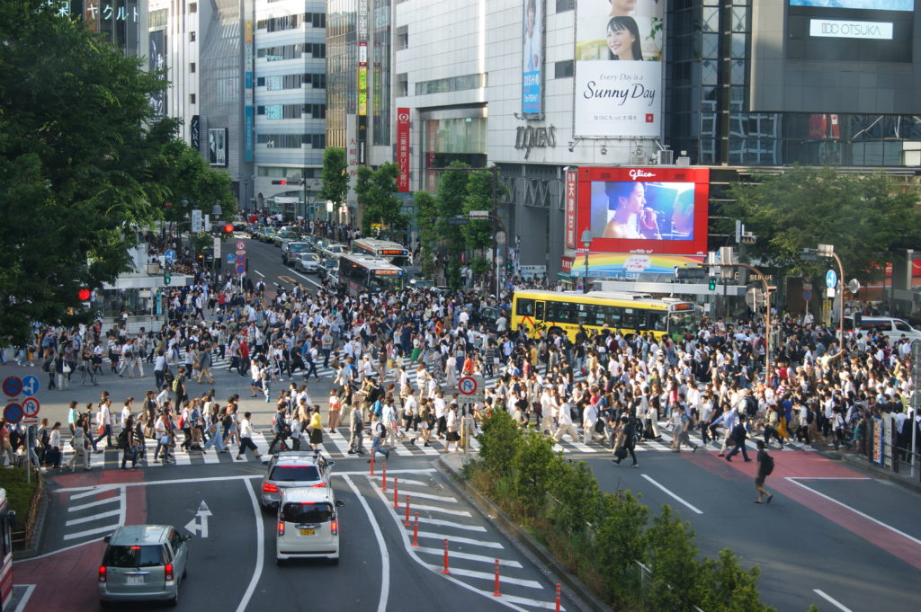 Shibuya crossing tokyo